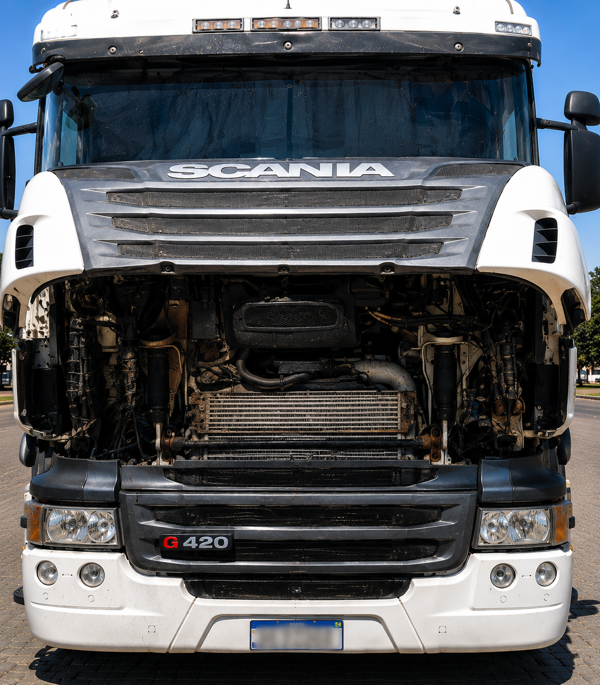 Reparo de alternador em caminhão