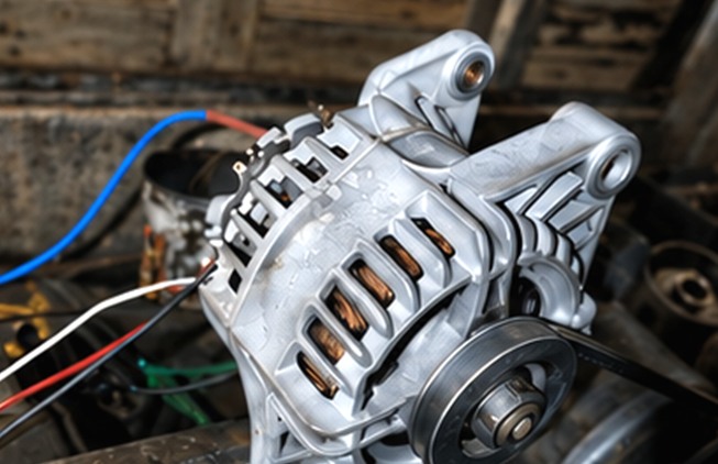 Alternador reparado pela MM Romeiro Car